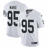 Nike Oakland Raiders #95 Jihad Ward White NFL Vapor Untouchable Limited Jersey,baseball caps,new era cap wholesale,wholesale hats